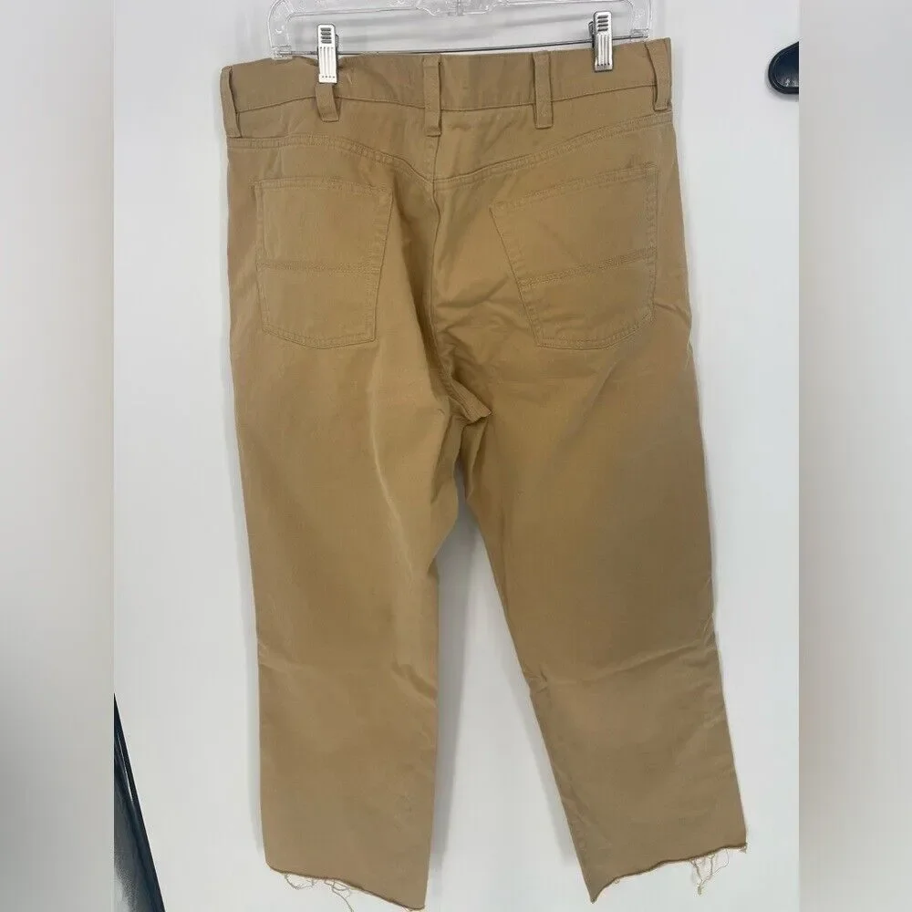 L.L.‎ Bean men's standard fit tan color jeans size 38 x 28